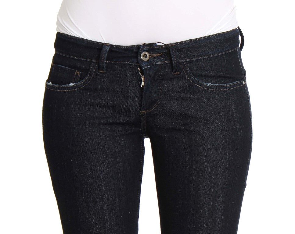 Jeans slim fit elasticizzati in cotone blu Costume National
