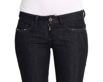 Jeans slim fit elasticizzati in cotone blu Costume National