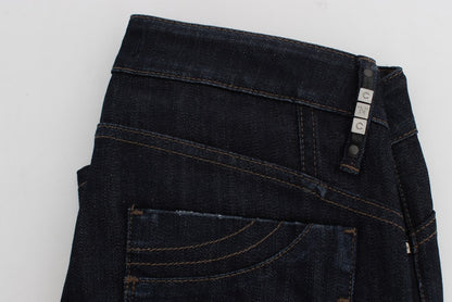 Jeans slim fit elasticizzati in cotone blu Costume National
