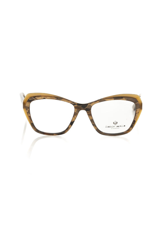 Montatura per occhiali da donna Frankie Morello in acetato beige