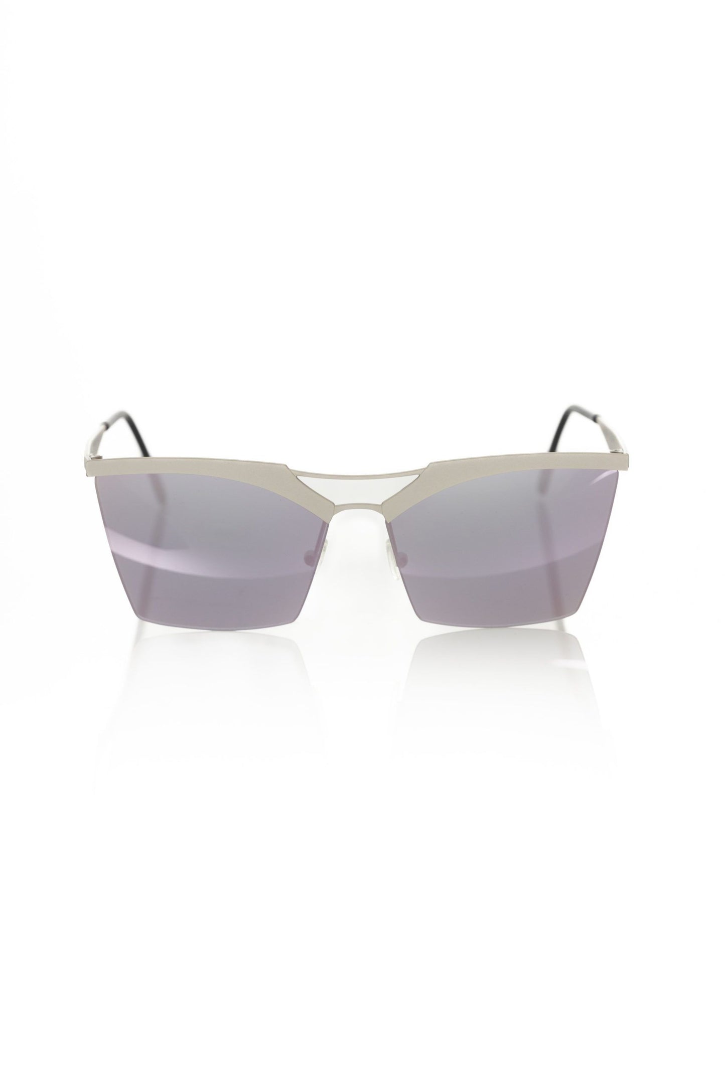 Occhiali da sole da donna Frankie Morello color argento metallizzato