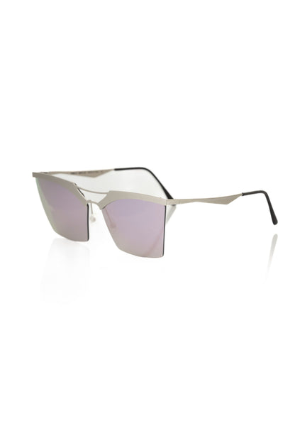 Occhiali da sole da donna Frankie Morello color argento metallizzato