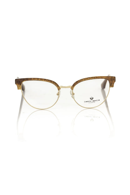 Montatura da donna Frankie Morello in fibra metallizzata marrone