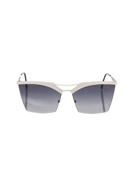 Occhiali da sole da donna Frankie Morello color argento metallizzato