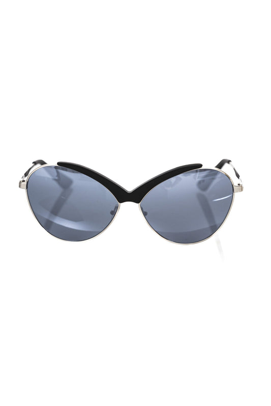 Occhiali da sole da donna Frankie Morello neri metallizzati