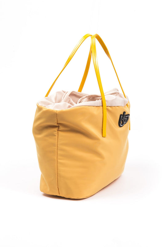 Borsa a tracolla da donna BYBLOS in poliestere giallo