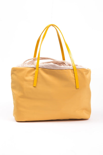 Borsa a tracolla da donna BYBLOS in poliestere giallo