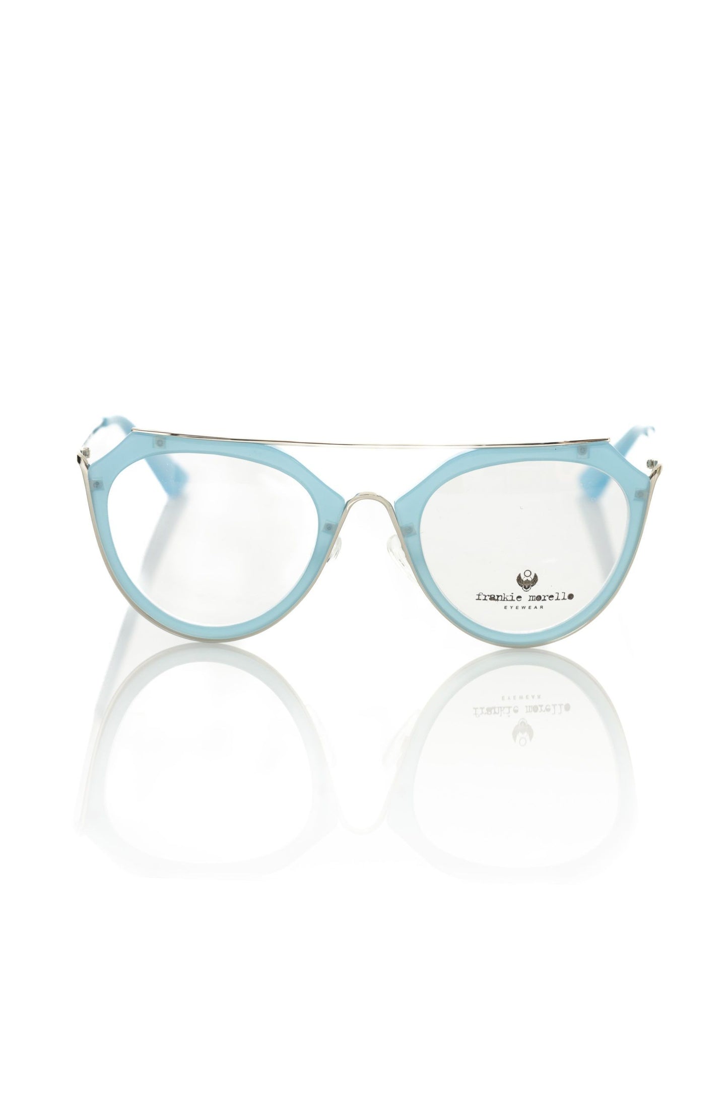 Montatura da donna Frankie Morello in acetato azzurro chiaro