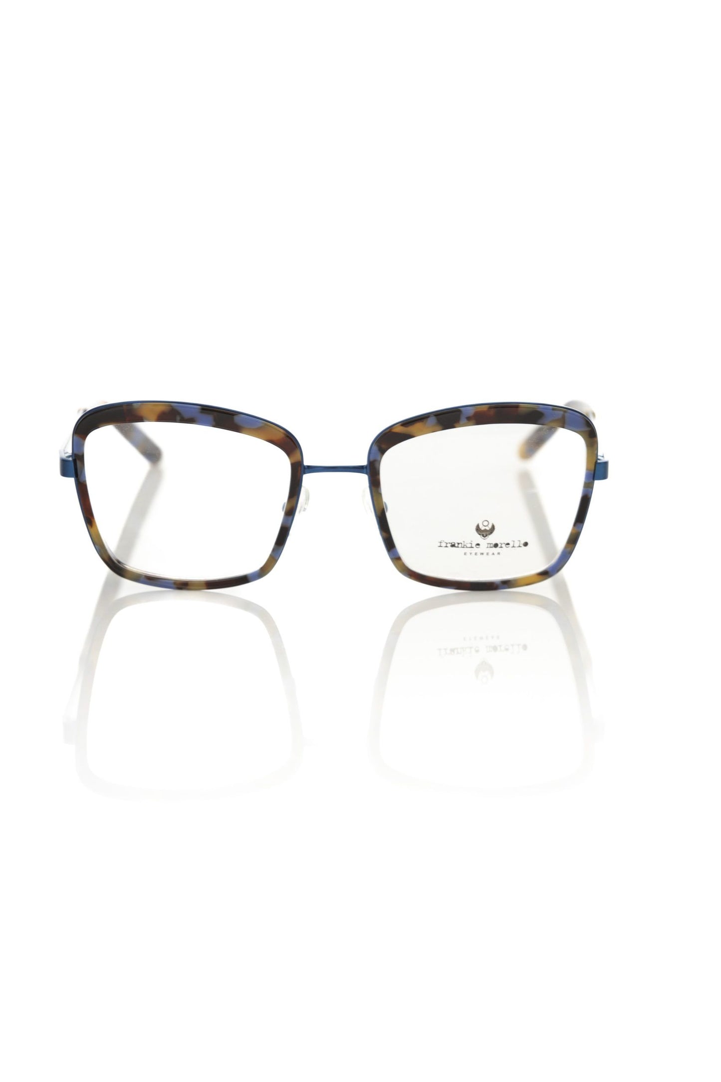 Montatura per occhiali da donna Frankie Morello blu metallizzato