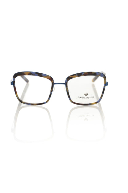 Montatura per occhiali da donna Frankie Morello blu metallizzato