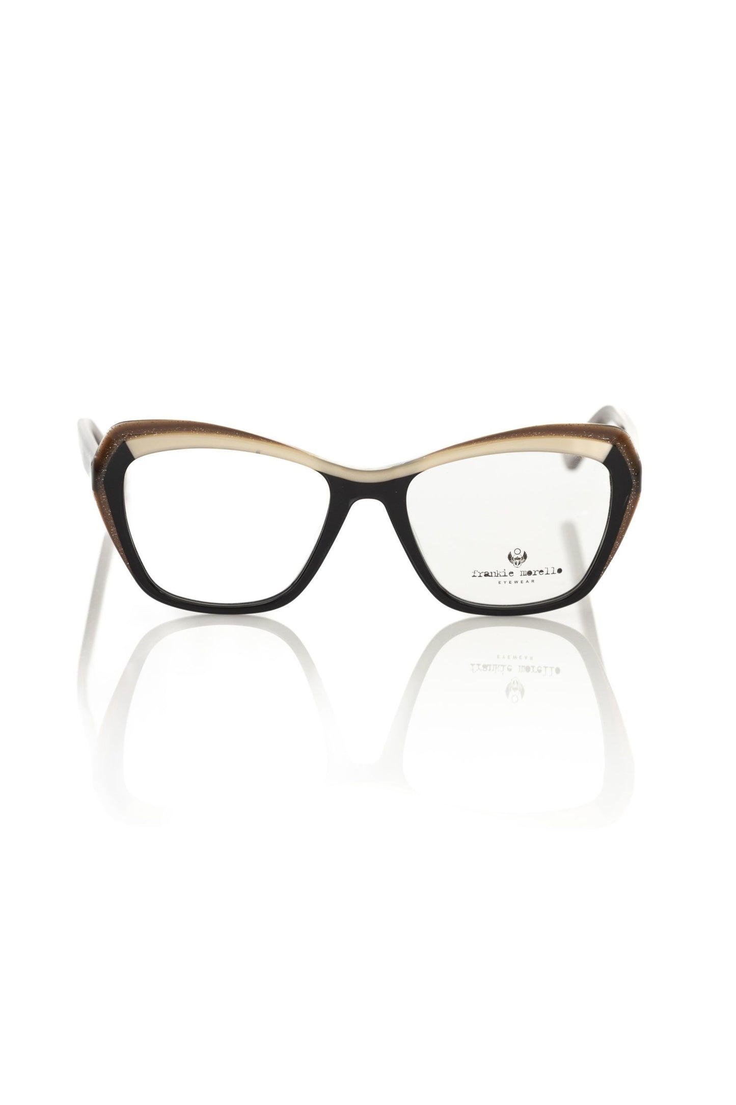 Montatura per occhiali da donna Frankie Morello in acetato nero