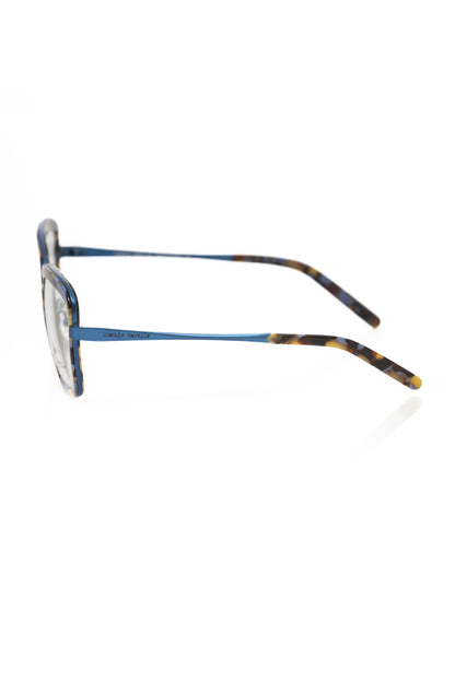 Montatura per occhiali da donna Frankie Morello blu metallizzato