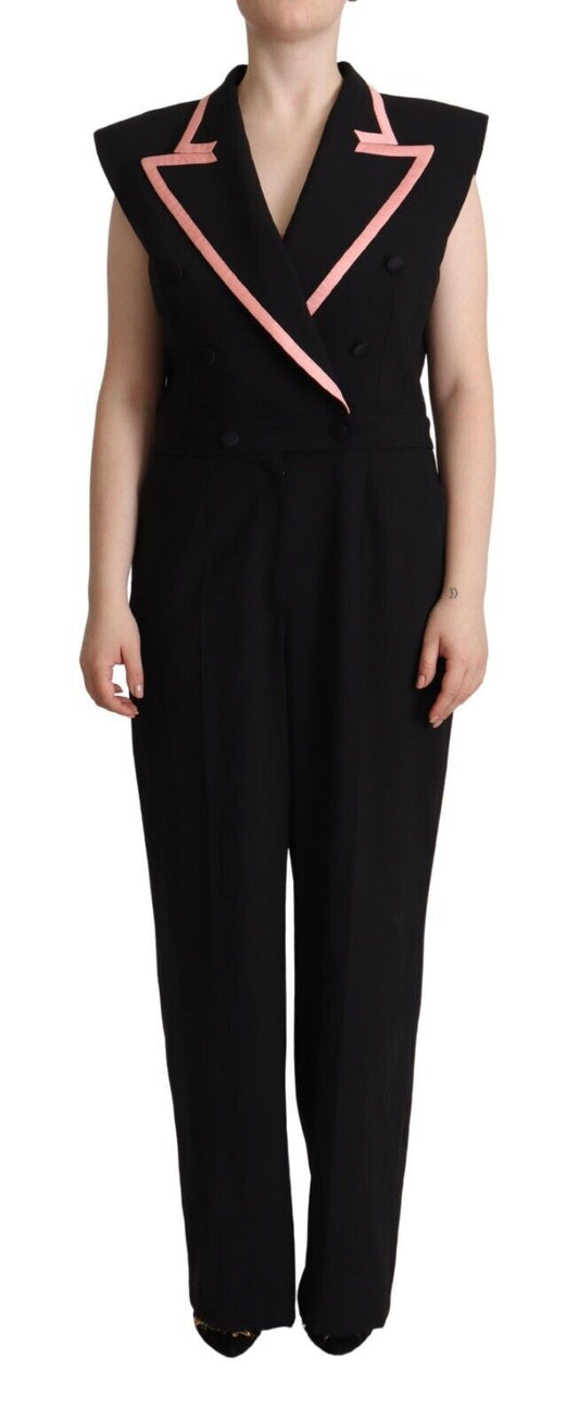 Abito senza maniche in misto lana nero Dolce &amp; Gabbana