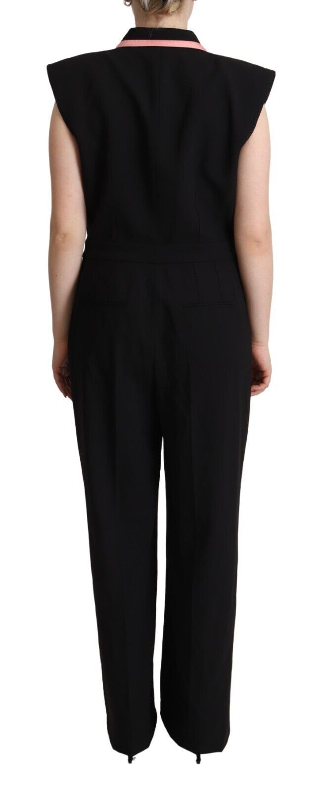 Abito senza maniche in misto lana nero Dolce &amp; Gabbana