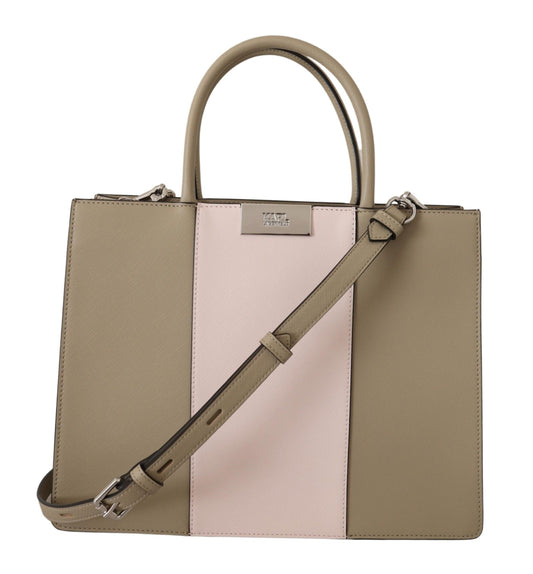 Borsa a tracolla in poliuretano verde salvia Karl Lagerfeld