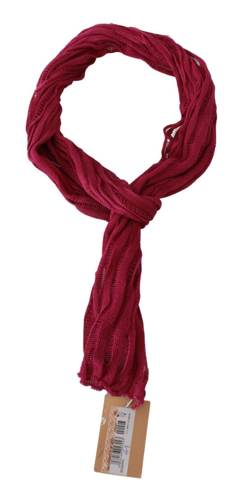 Sciarpa foulard con collo avvolgente in bordeaux John Galliano