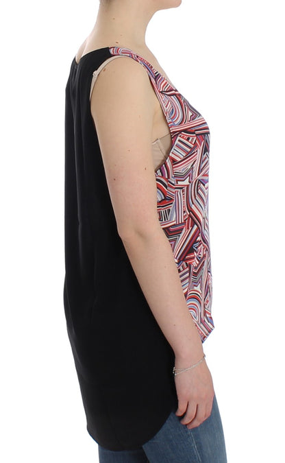 Top senza maniche multicolore Costume National