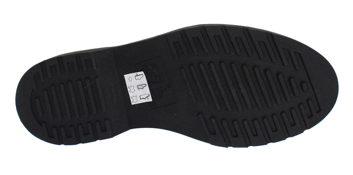AI_ Scarpe con lacci in pelle grigio-marrone