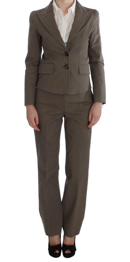 BENCIVENGA Abito Beige Lana Cotone