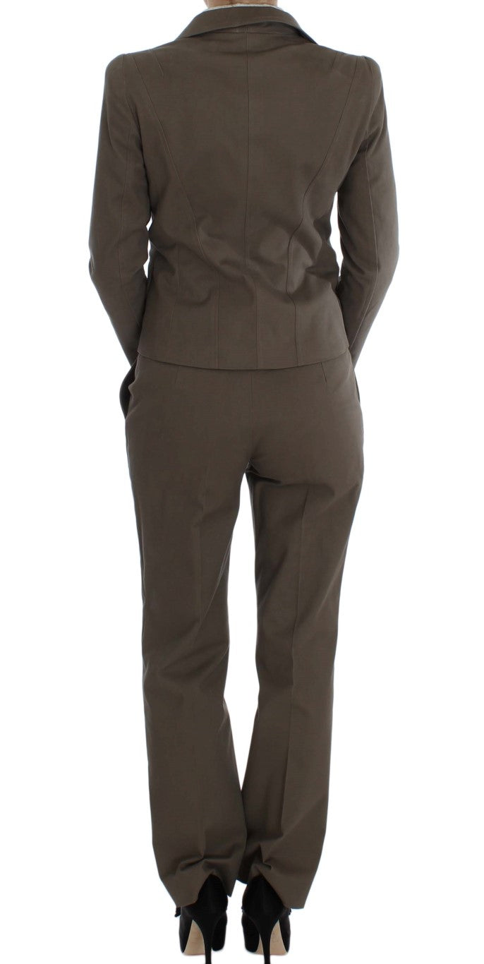 BENCIVENGA Abito Beige Lana Cotone