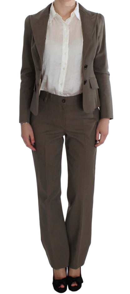 BENCIVENGA Abito Beige Lana Cotone