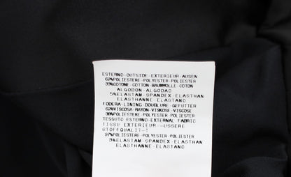 Giacca blazer monopetto elasticizzata nera Exte