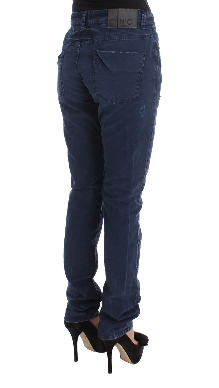 Jeans in denim misto cotone blu Costume National