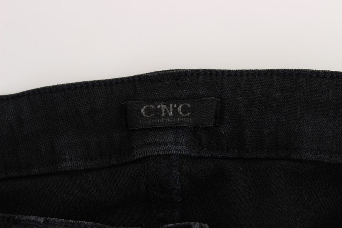 Jeans slim fit in cotone nero Costume National