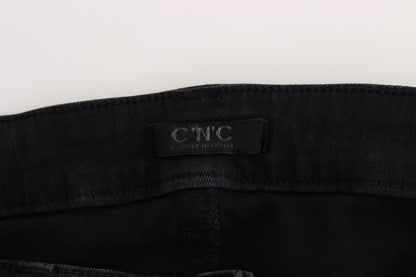 Jeans slim fit in cotone nero Costume National