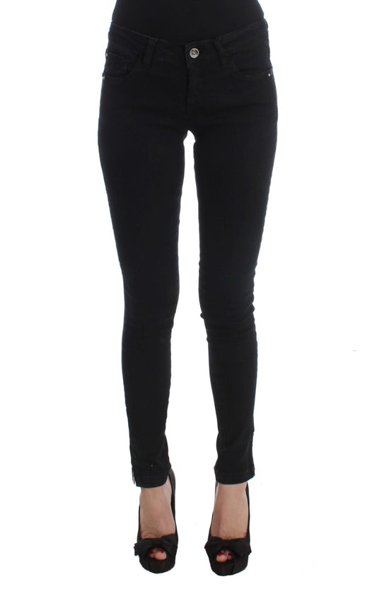 Jeans slim fit in cotone nero Costume National
