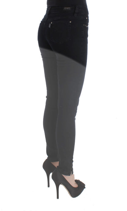 Jeans slim fit in cotone nero Costume National