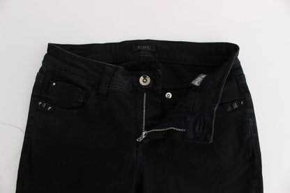 Jeans slim fit in cotone nero Costume National