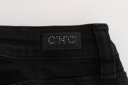 Jeans slim fit in cotone nero Costume National