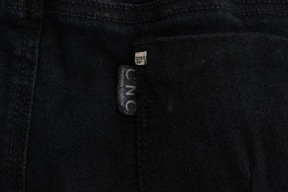 Jeans slim fit in cotone nero Costume National