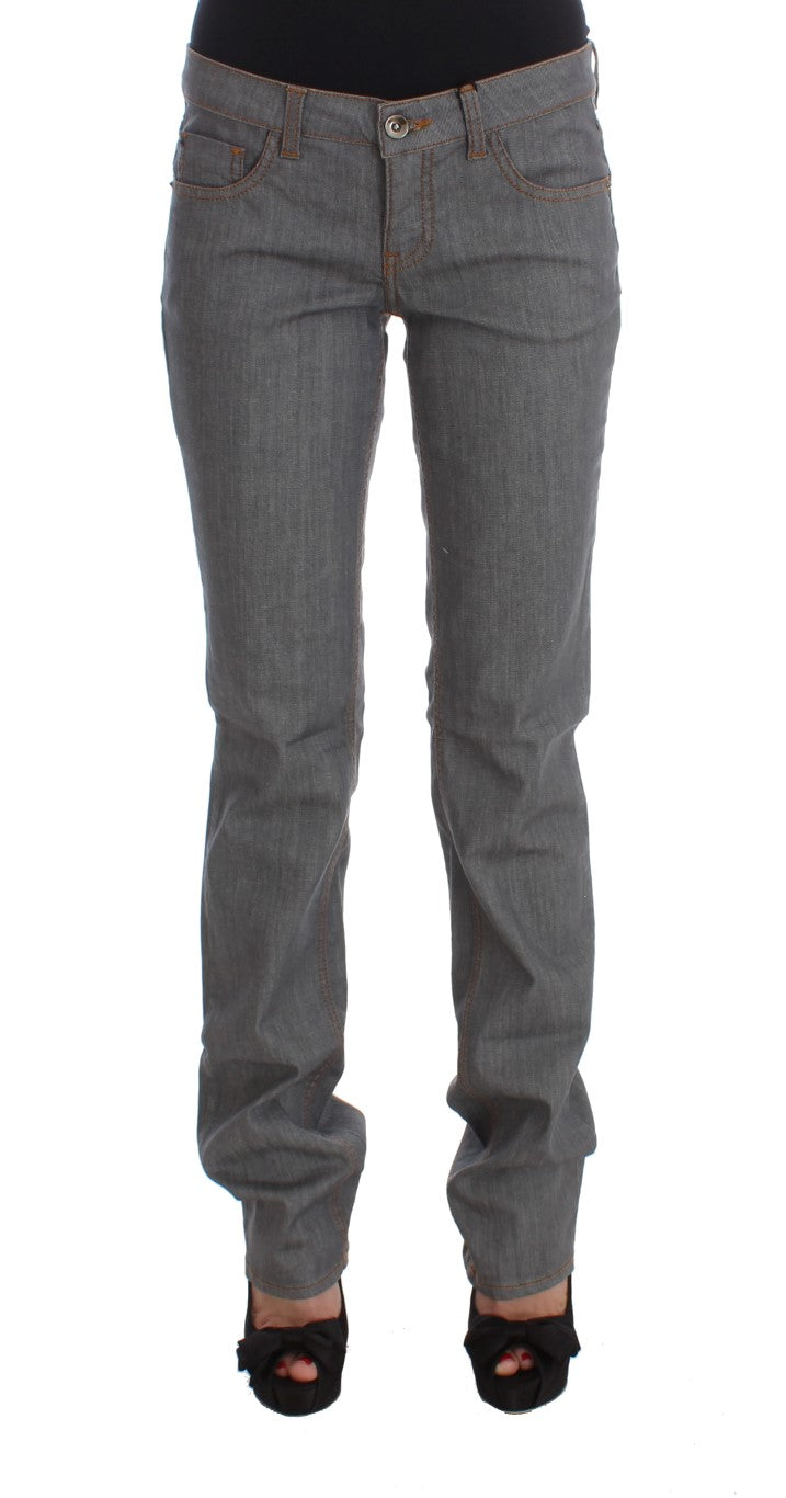Jeans in denim grigio regular fit in cotone Costume National