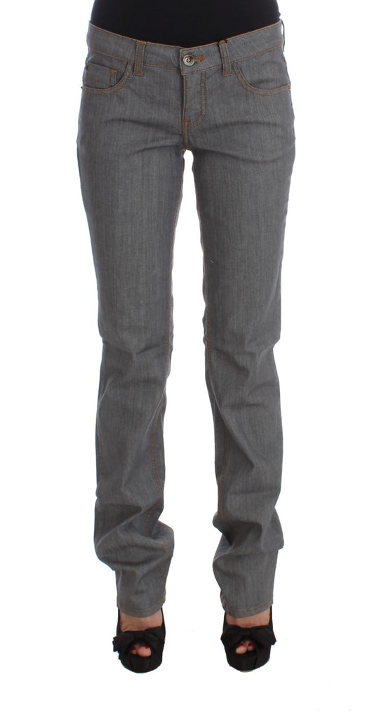 Jeans in denim grigio regular fit in cotone Costume National