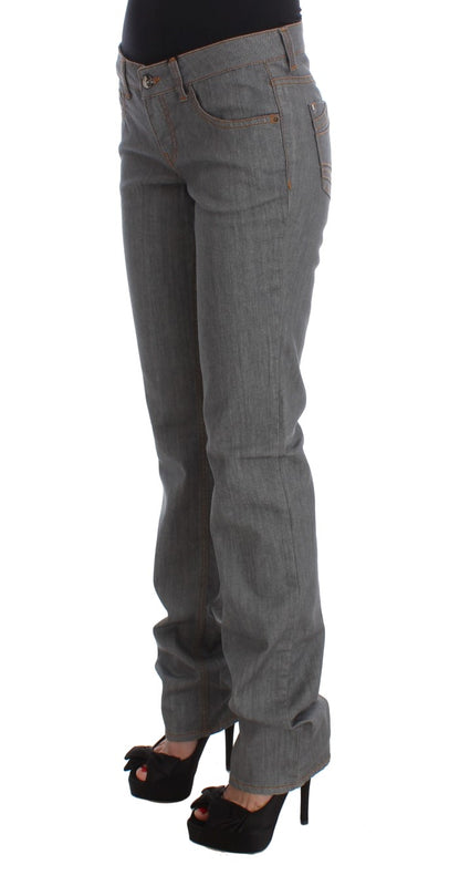 Jeans in denim grigio regular fit in cotone Costume National