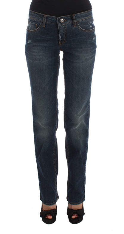 Jeans bootcut in misto cotone blu Costume National