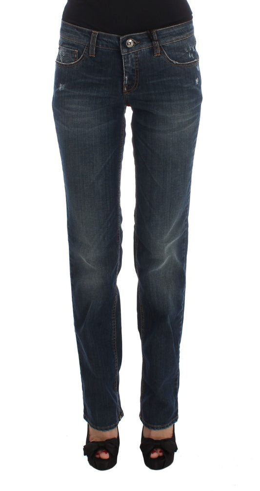 Jeans bootcut in misto cotone blu Costume National