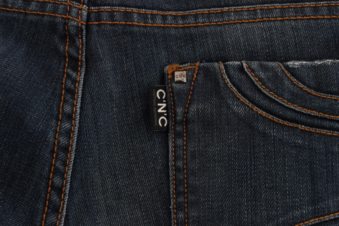 Jeans bootcut in misto cotone blu Costume National