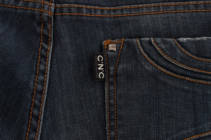 Jeans bootcut in misto cotone blu Costume National