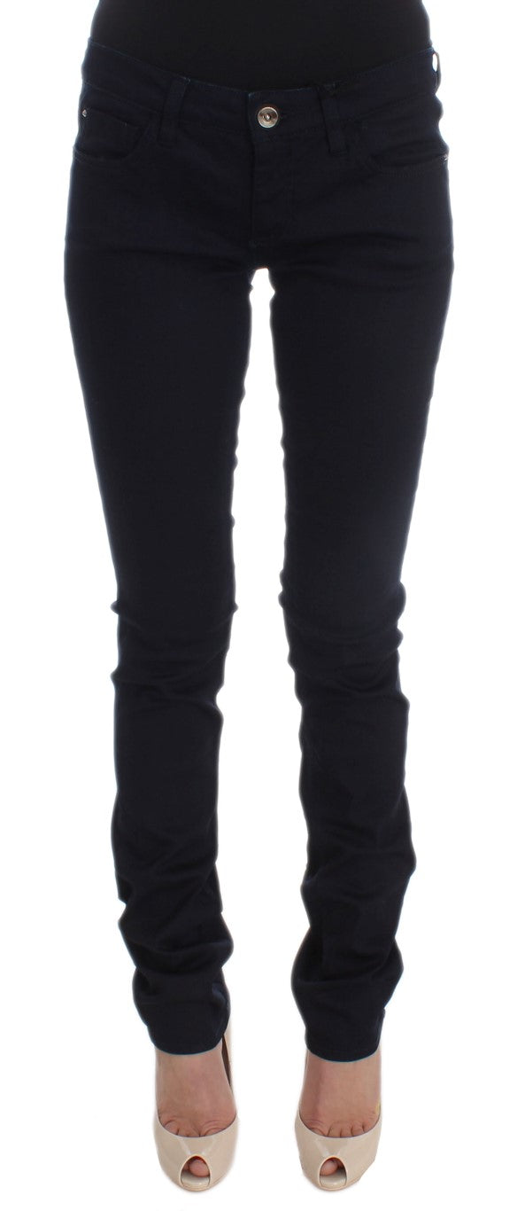 Jeans slim fit in misto cotone blu Costume National