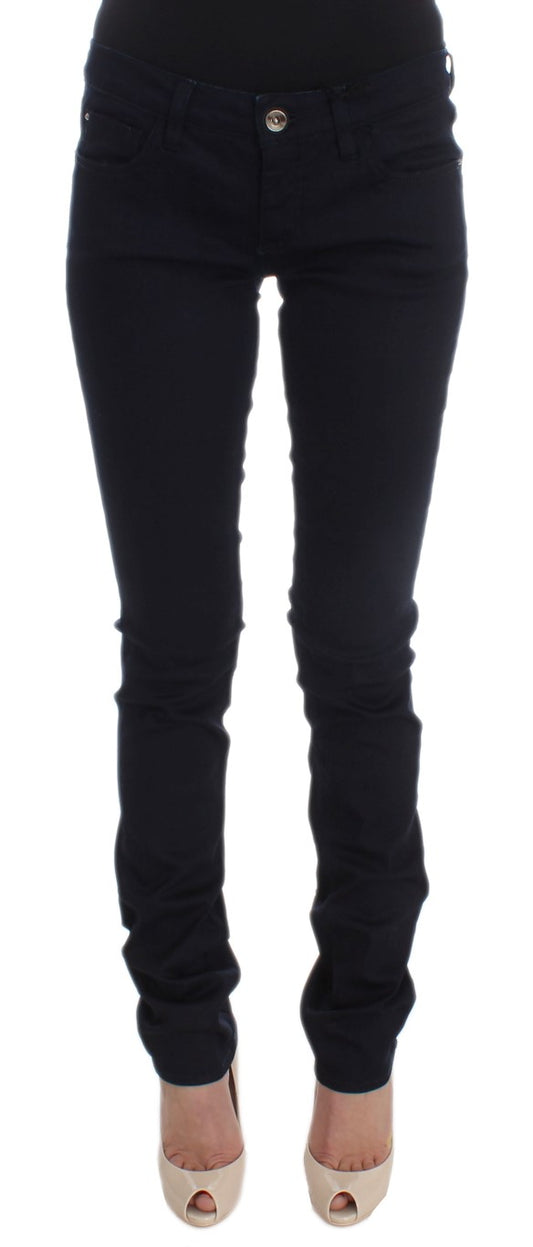 Jeans slim fit in misto cotone blu Costume National