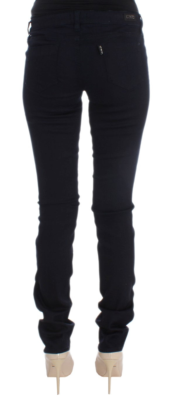 Jeans slim fit in misto cotone blu Costume National