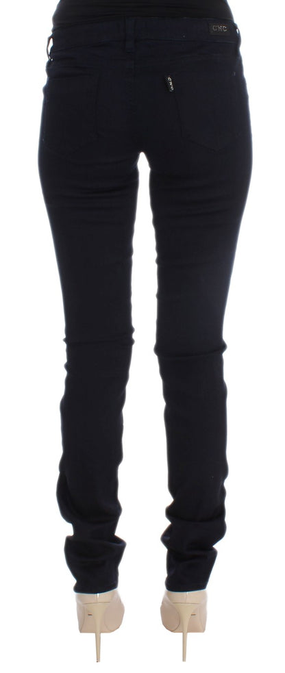 Jeans slim fit in misto cotone blu Costume National