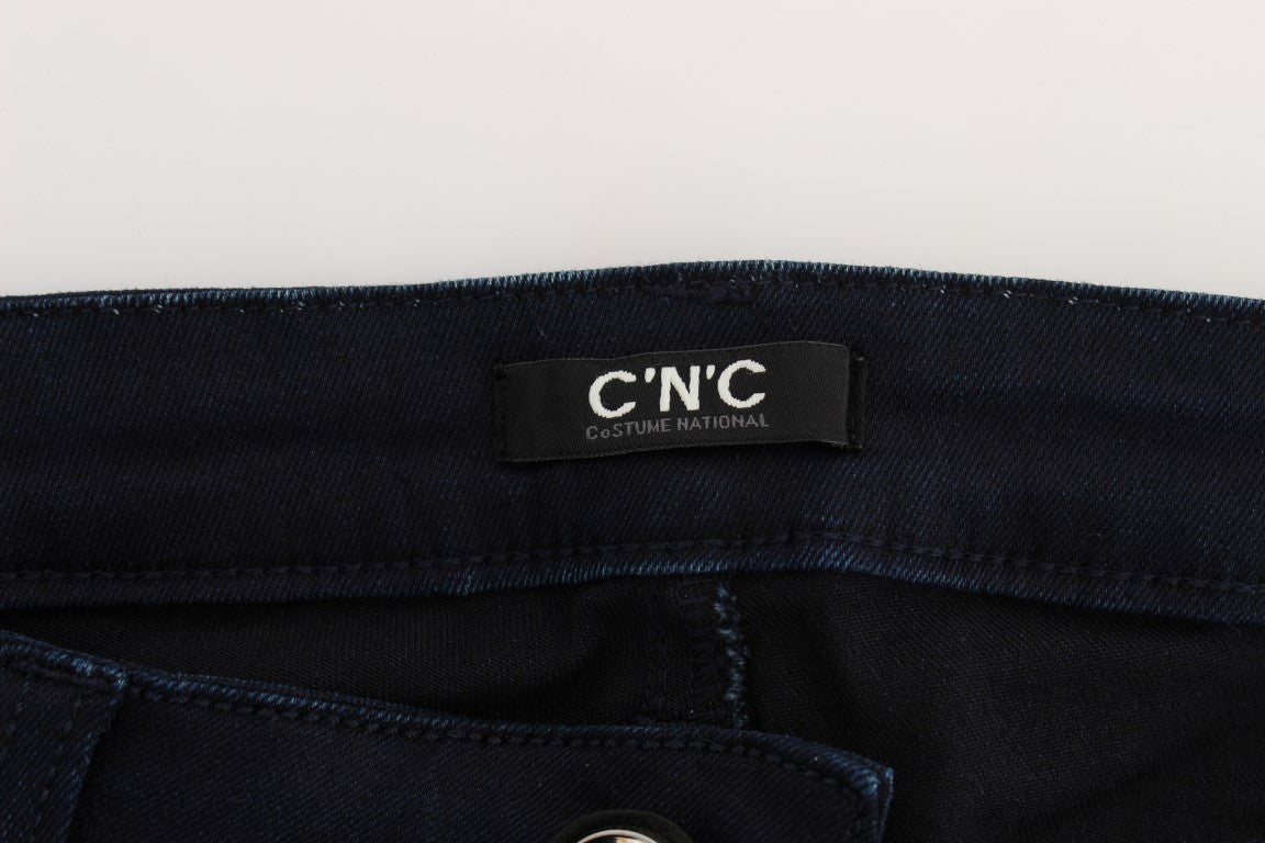 Jeans slim fit in misto cotone blu Costume National