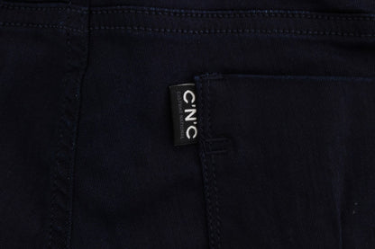 Jeans slim fit in misto cotone blu Costume National