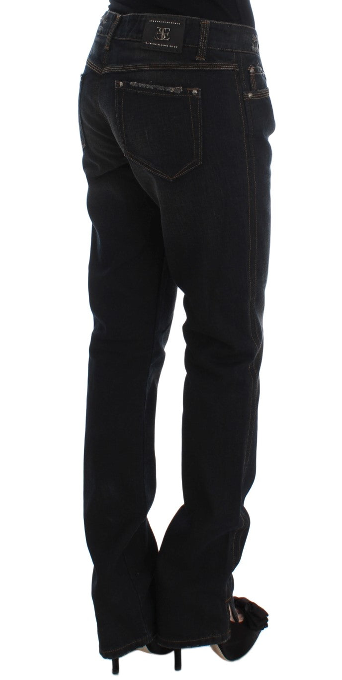 Jeans Boyfriend Ermanno Scervino in cotone lavaggio Blu