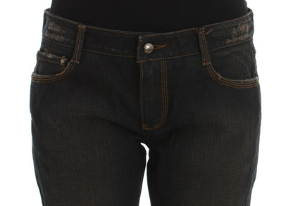 Jeans Boyfriend Ermanno Scervino in cotone lavaggio Blu