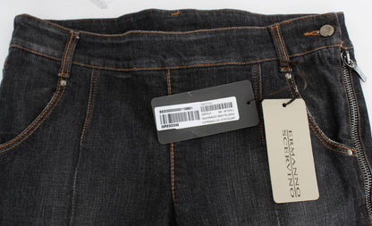 Jeans slim fit in denim Ermanno Scervino in cotone grigio